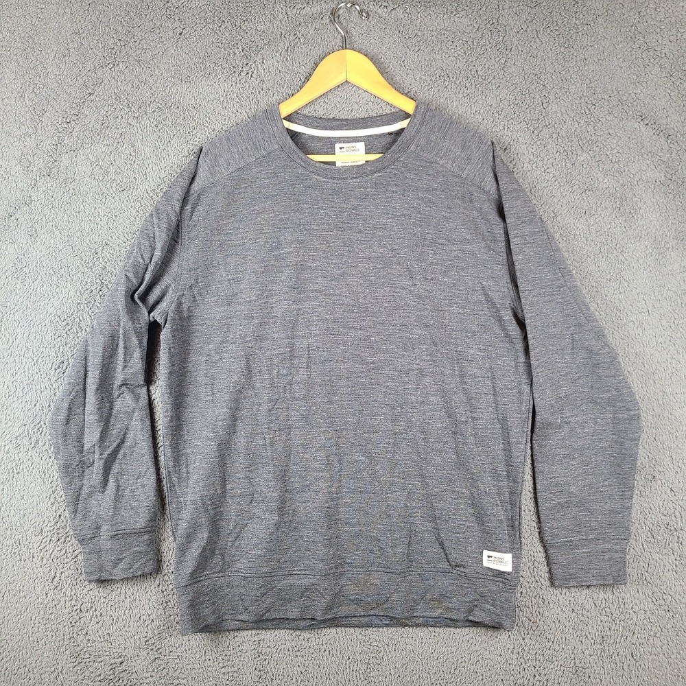 Mons Royale Merino Tencel Men's Basic Long Sleeve Thermo Pullower Size XL